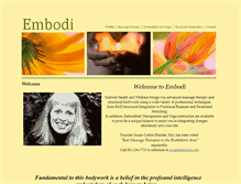 Tablet Screenshot of embodi.com